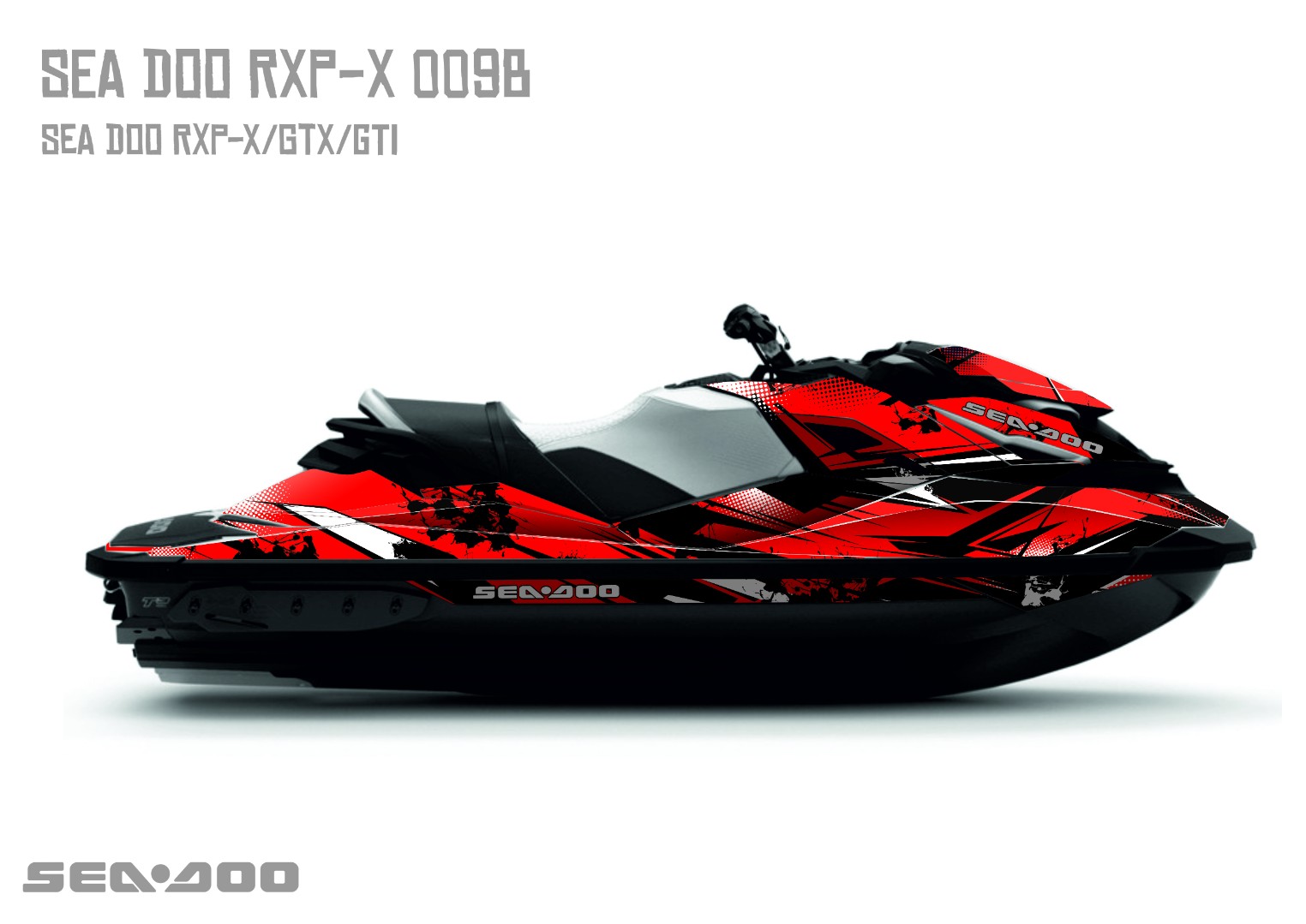 Наклейки на гидроцикл SEA-DOO RXP/RXT/GTI 009