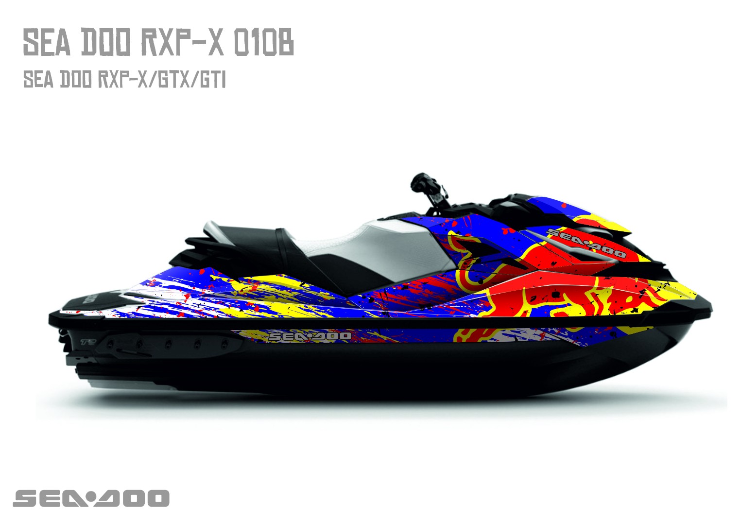 Наклейки на гидроцикл SEA-DOO RXP/RXT/GTI 010_1