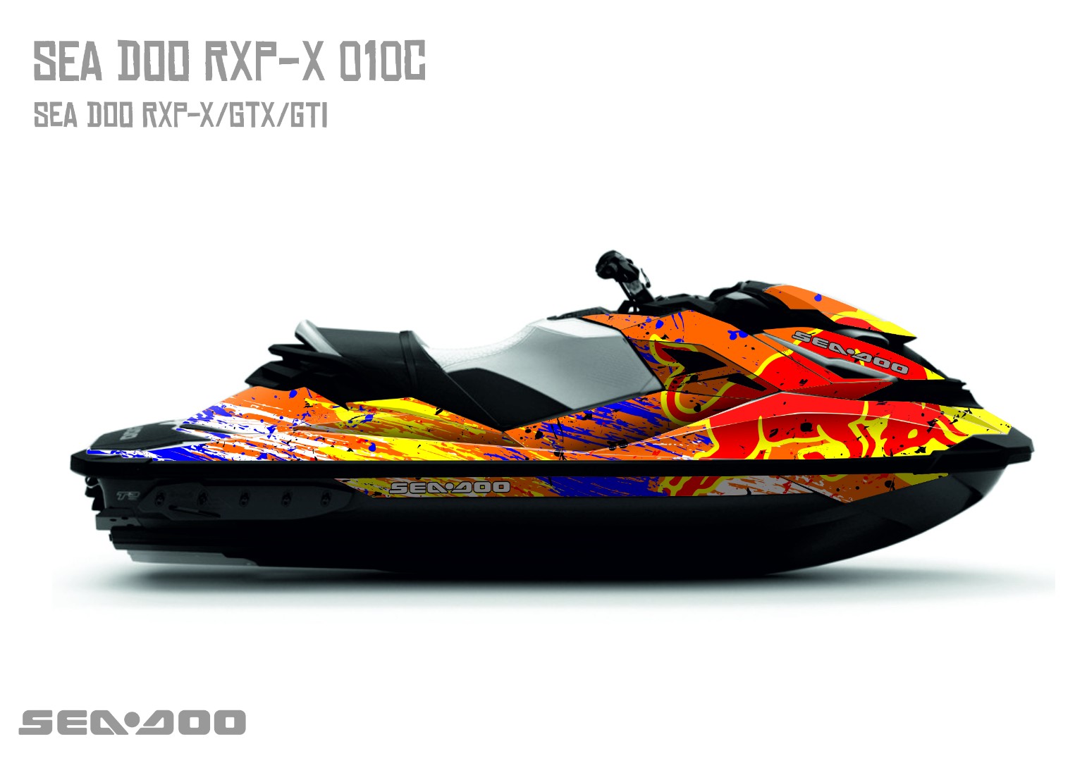 Наклейки на гидроцикл SEA-DOO RXP/RXT/GTI 010_2