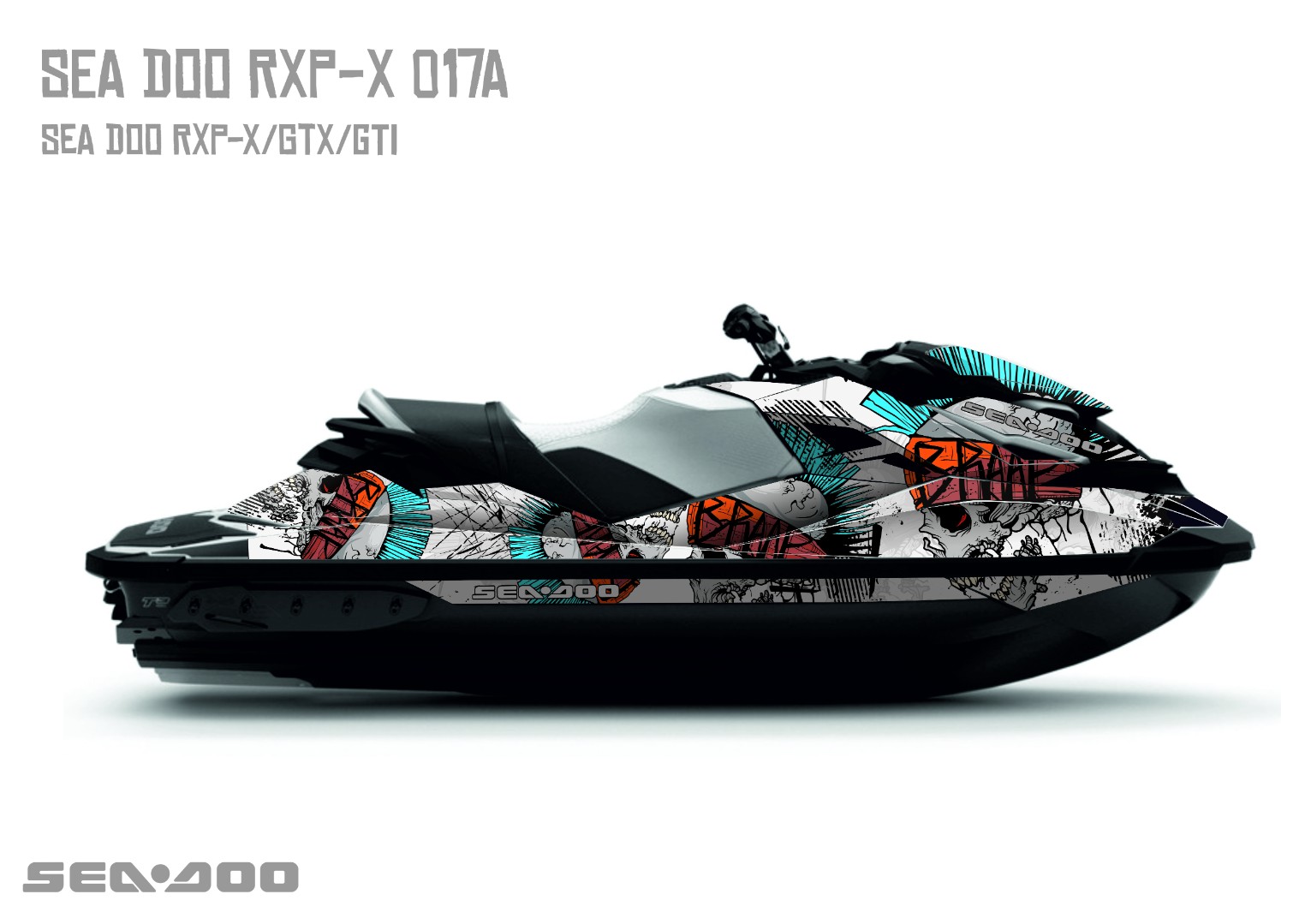 Наклейки на гидроцикл SEA-DOO RXP/RXT/GTI 017