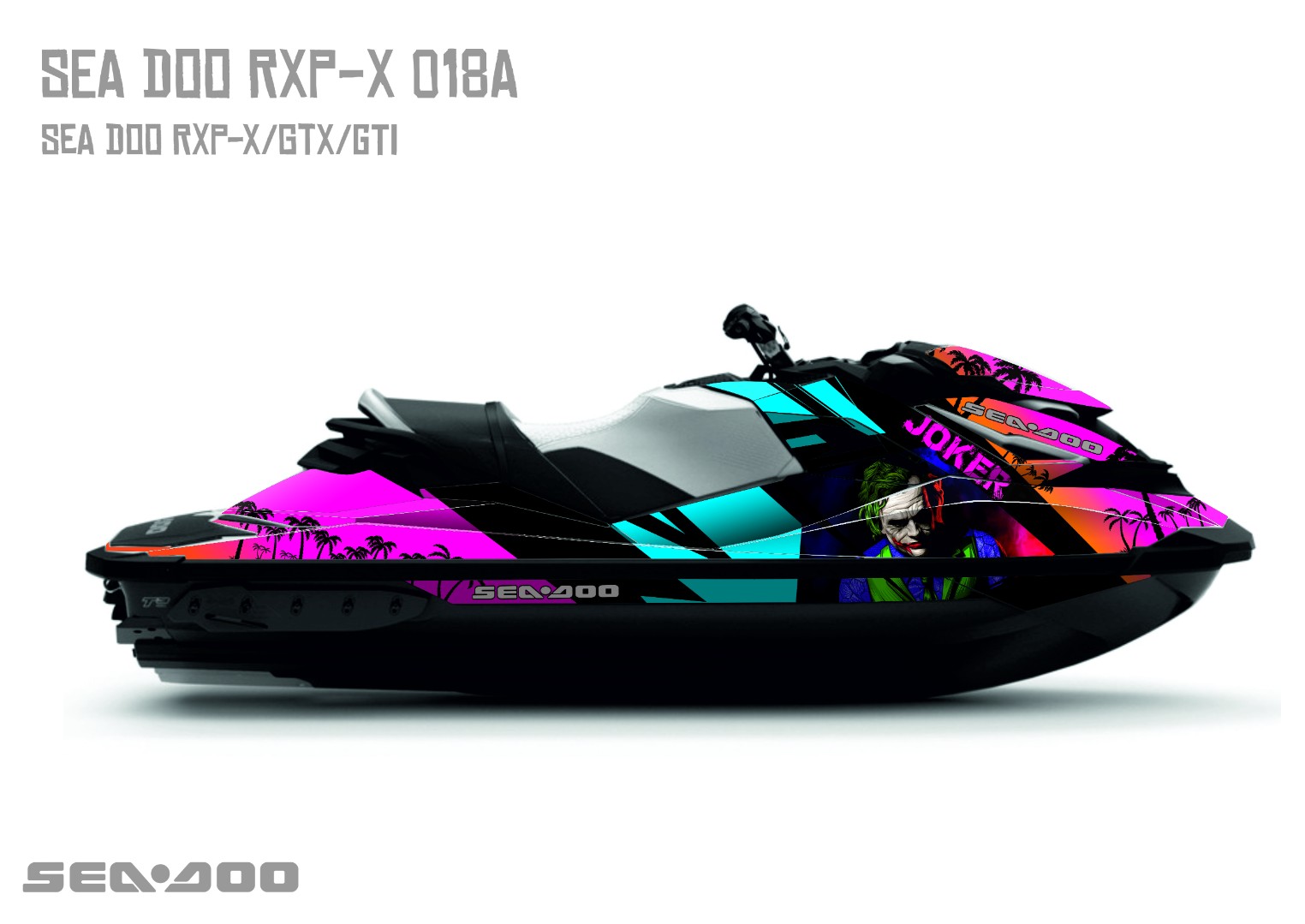 Наклейки на гидроцикл SEA-DOO RXP/RXT/GTI 018