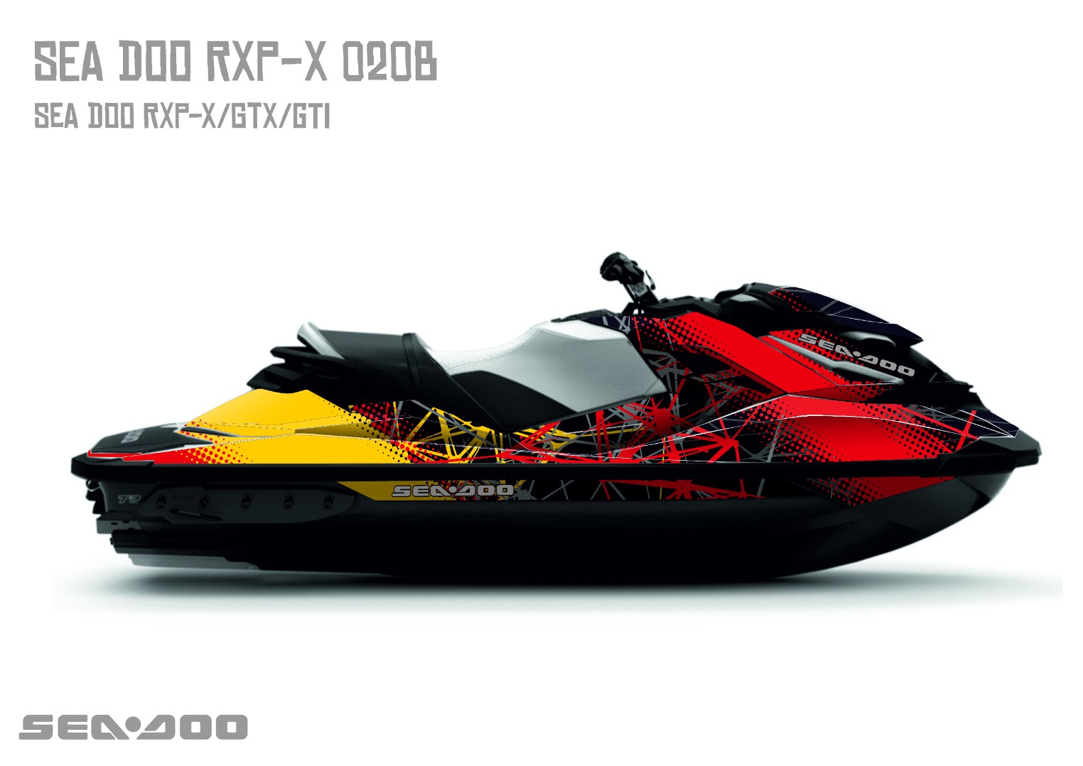 Наклейки на гидроцикл SEA-DOO RXP/RXT/GTI 020_1