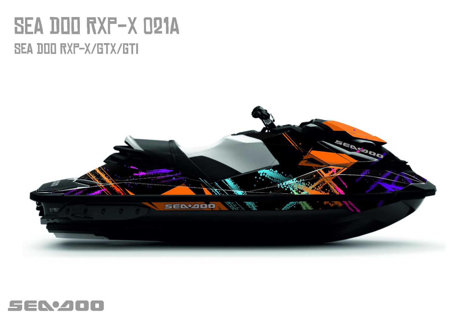 Наклейки на гидроцикл SEA-DOO RXP/RXT/GTI 021