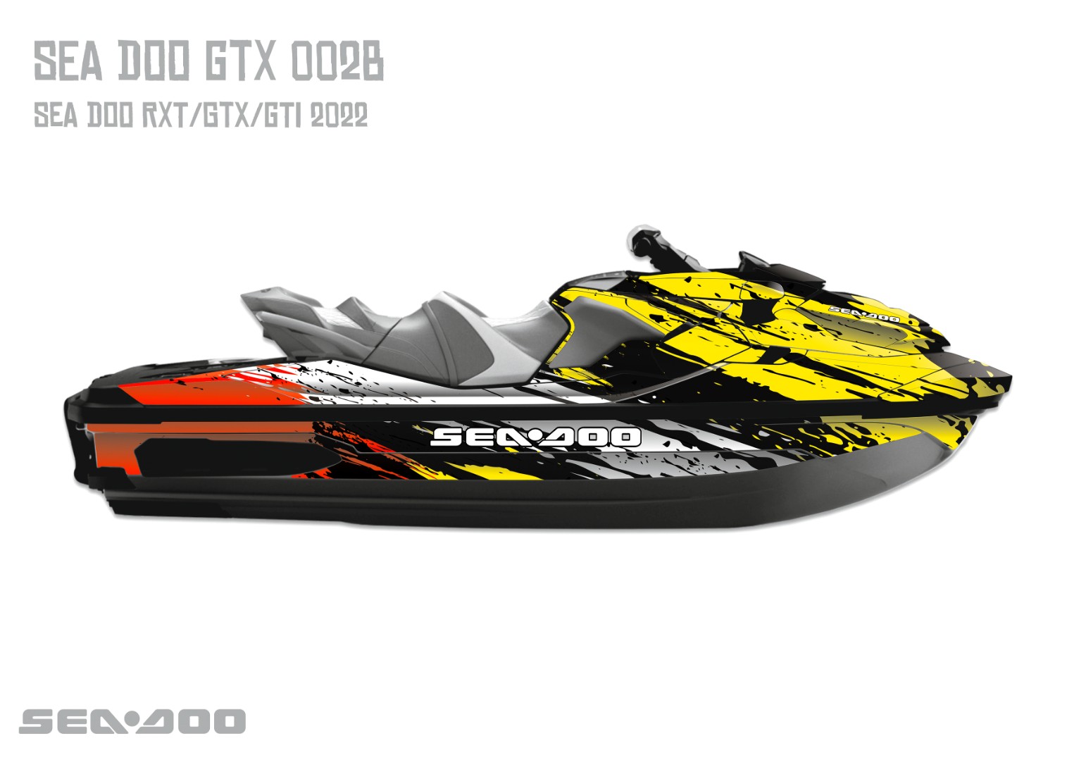 Наклейки на гидроцикл SEA-DOO RXP/GTX 002_1