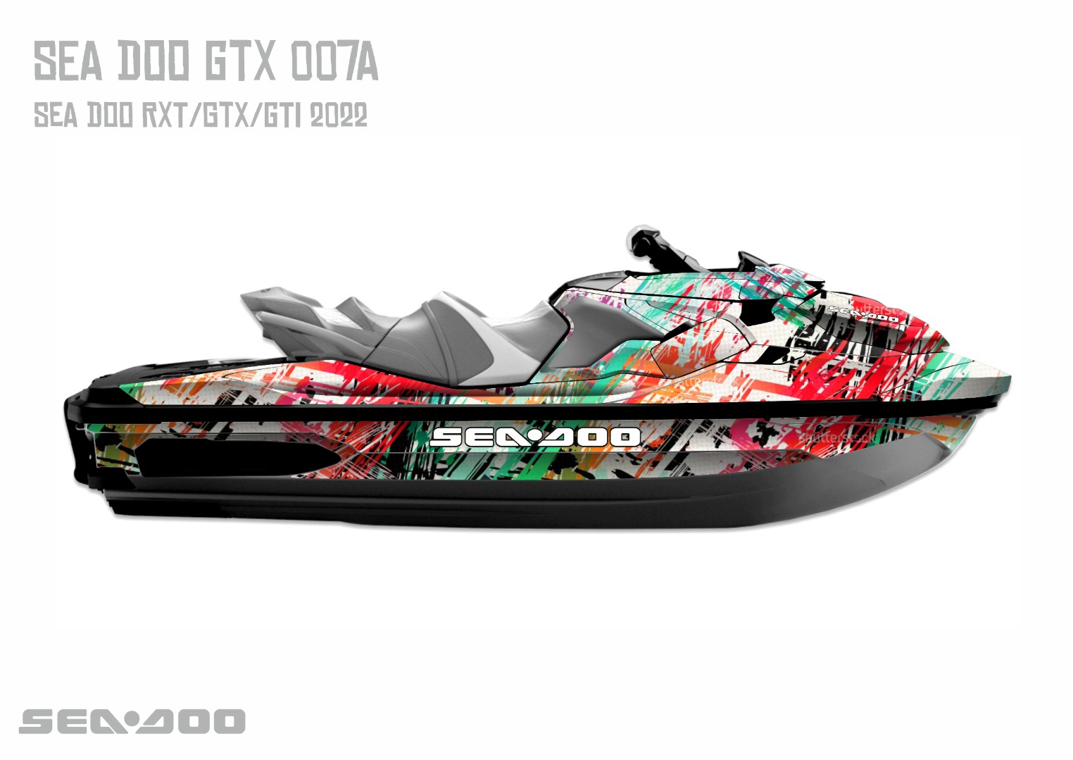 Наклейки на гидроцикл SEA-DOO RXP/GTX 007