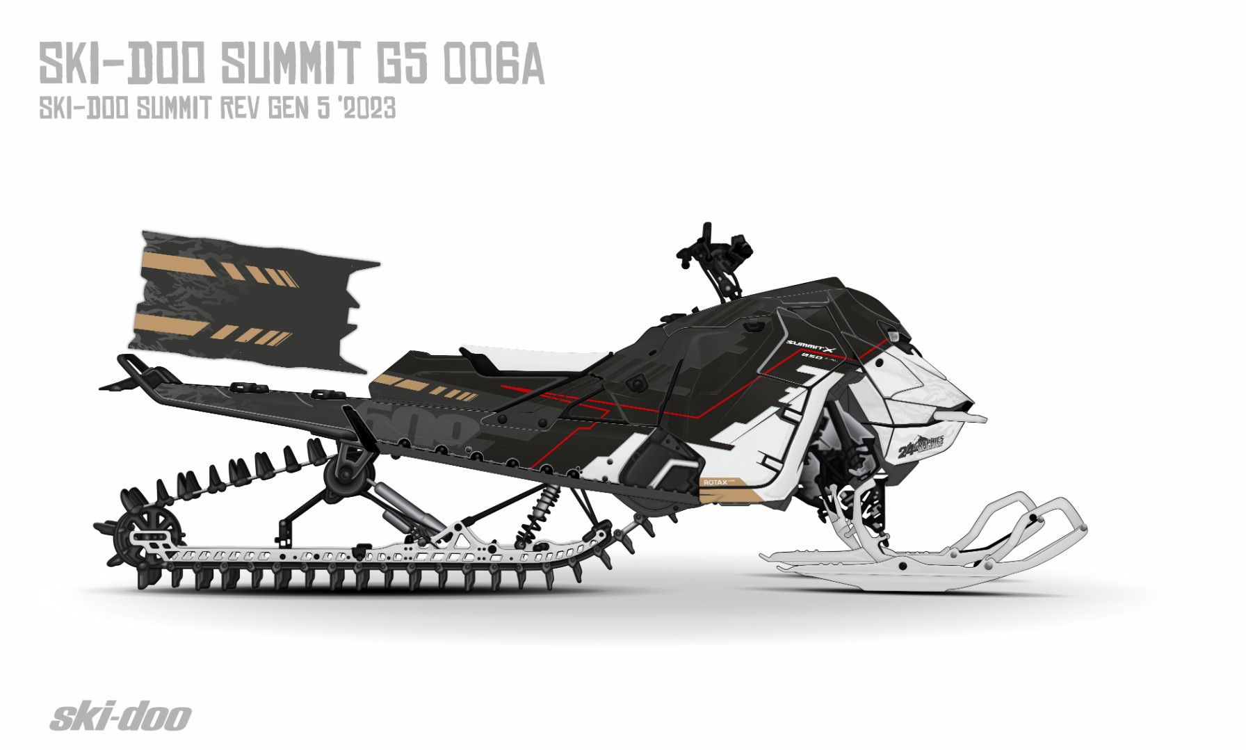 Наклейки Ski-doo Summit REV GEN5 006