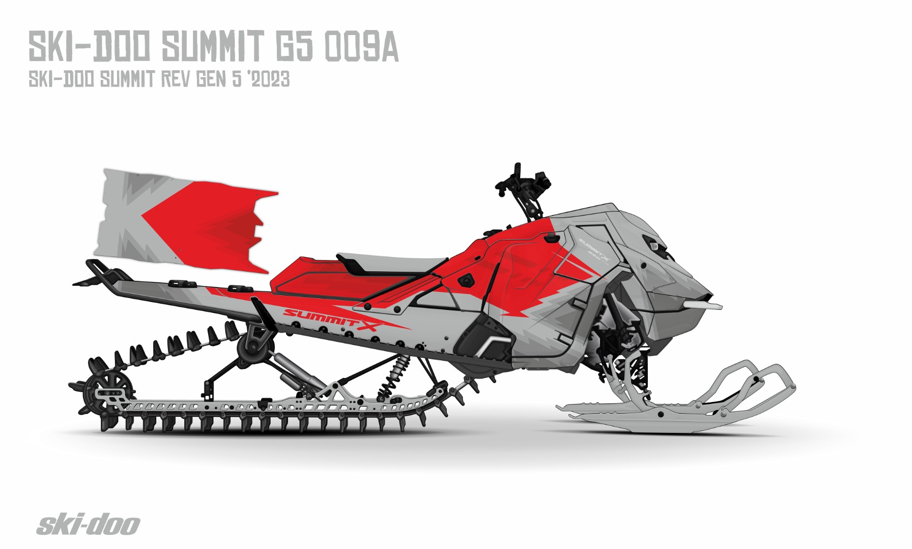 Наклейки Ski-doo Summit REV GEN5 009