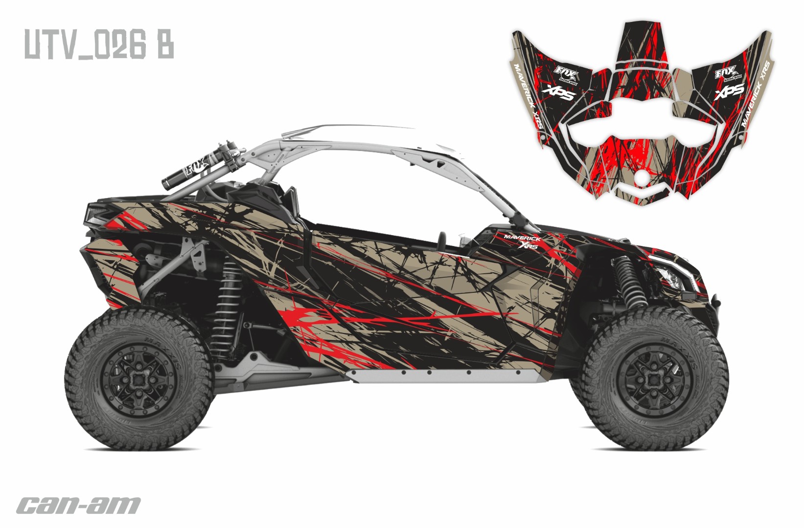 Наклейки Can Am Maverick X3 026_0