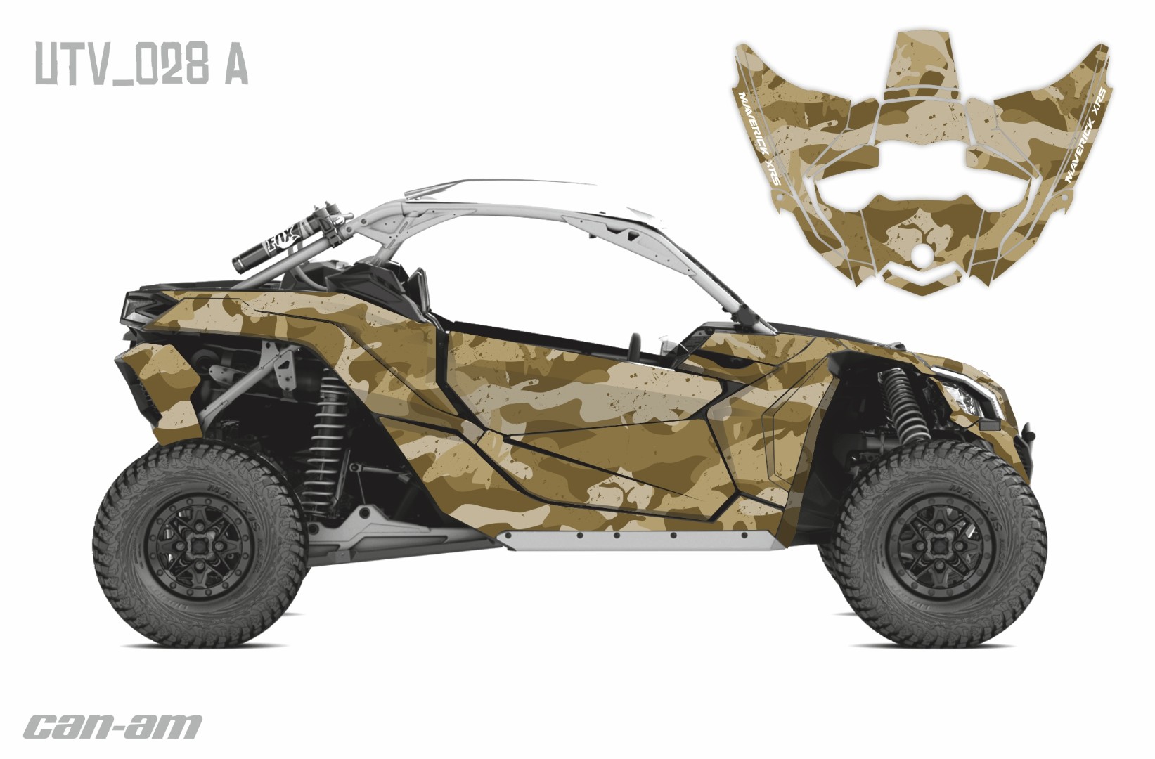 Наклейки Can Am Maverick X3 028