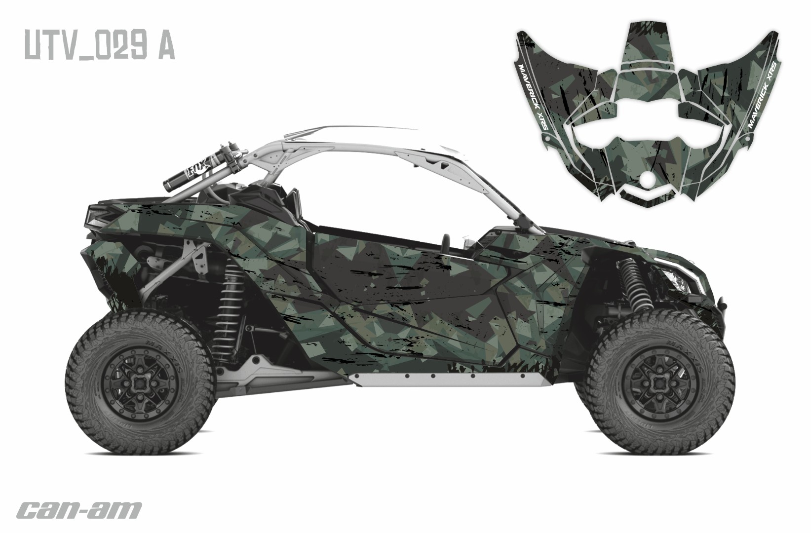 Наклейки Can Am Maverick X3 029_0