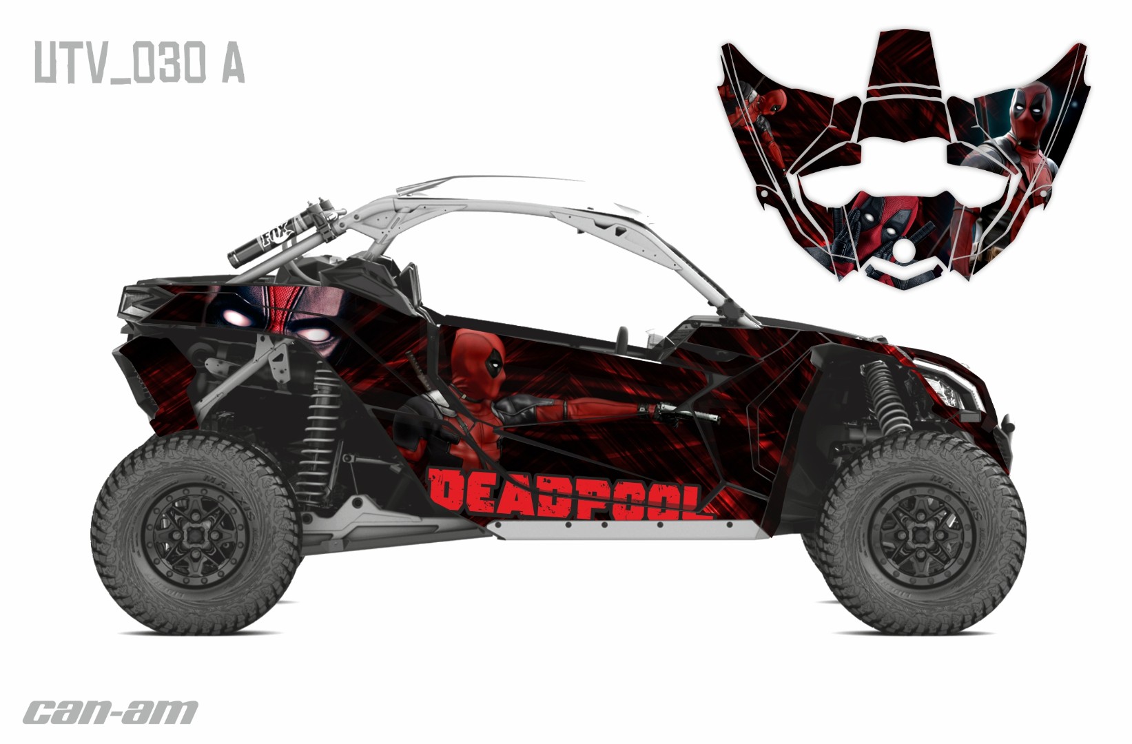 Наклейки Can Am Maverick X3 030