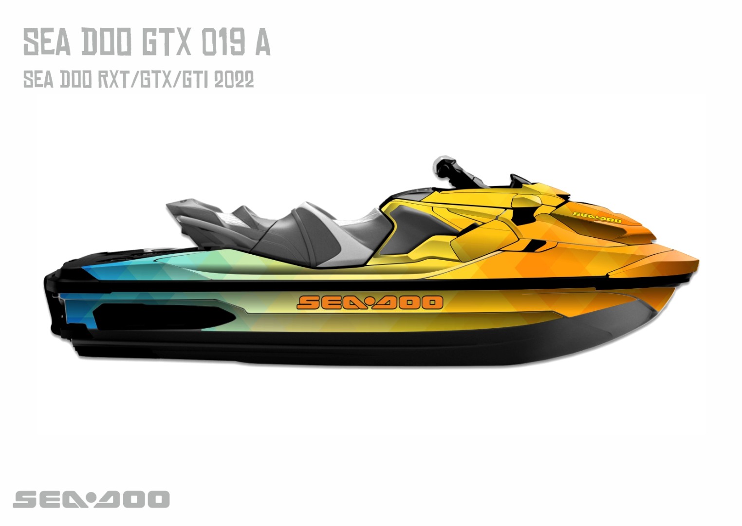 Наклейки на гидроцикл SEA-DOO RXP/GTX 019