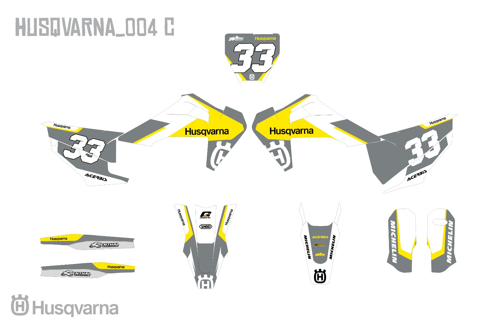 Наклейки на мотоцикл Husqvarna 004_2