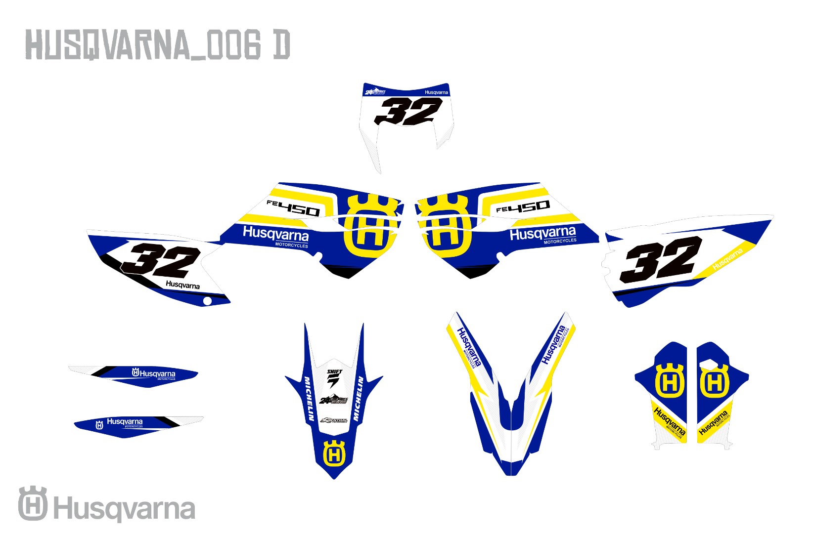 Наклейки на мотоцикл Husqvarna 006_3