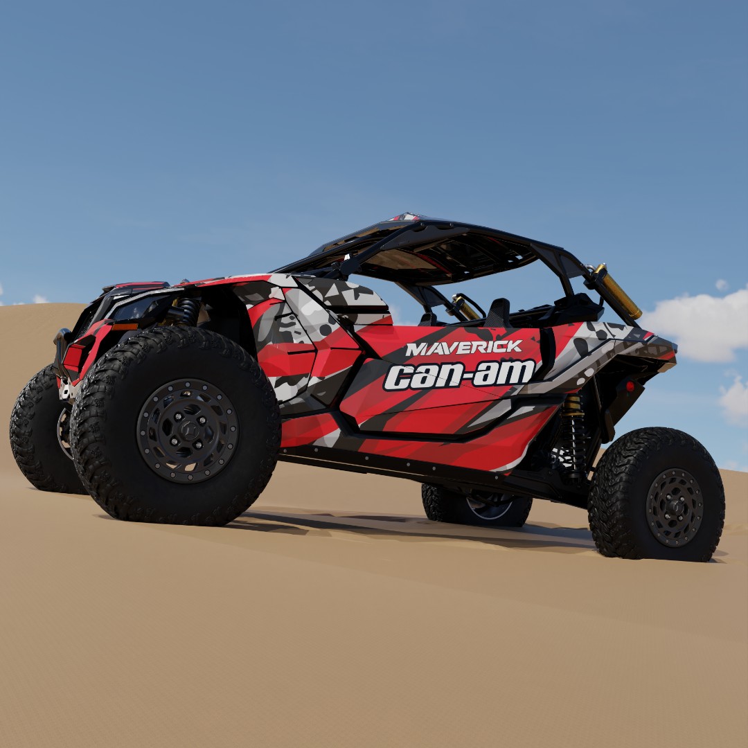 Наклейки Can Am Maverick X3 034_4