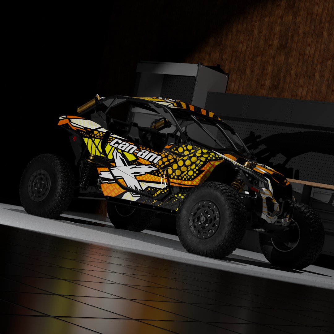 Наклейки Can Am Maverick X3 036_4