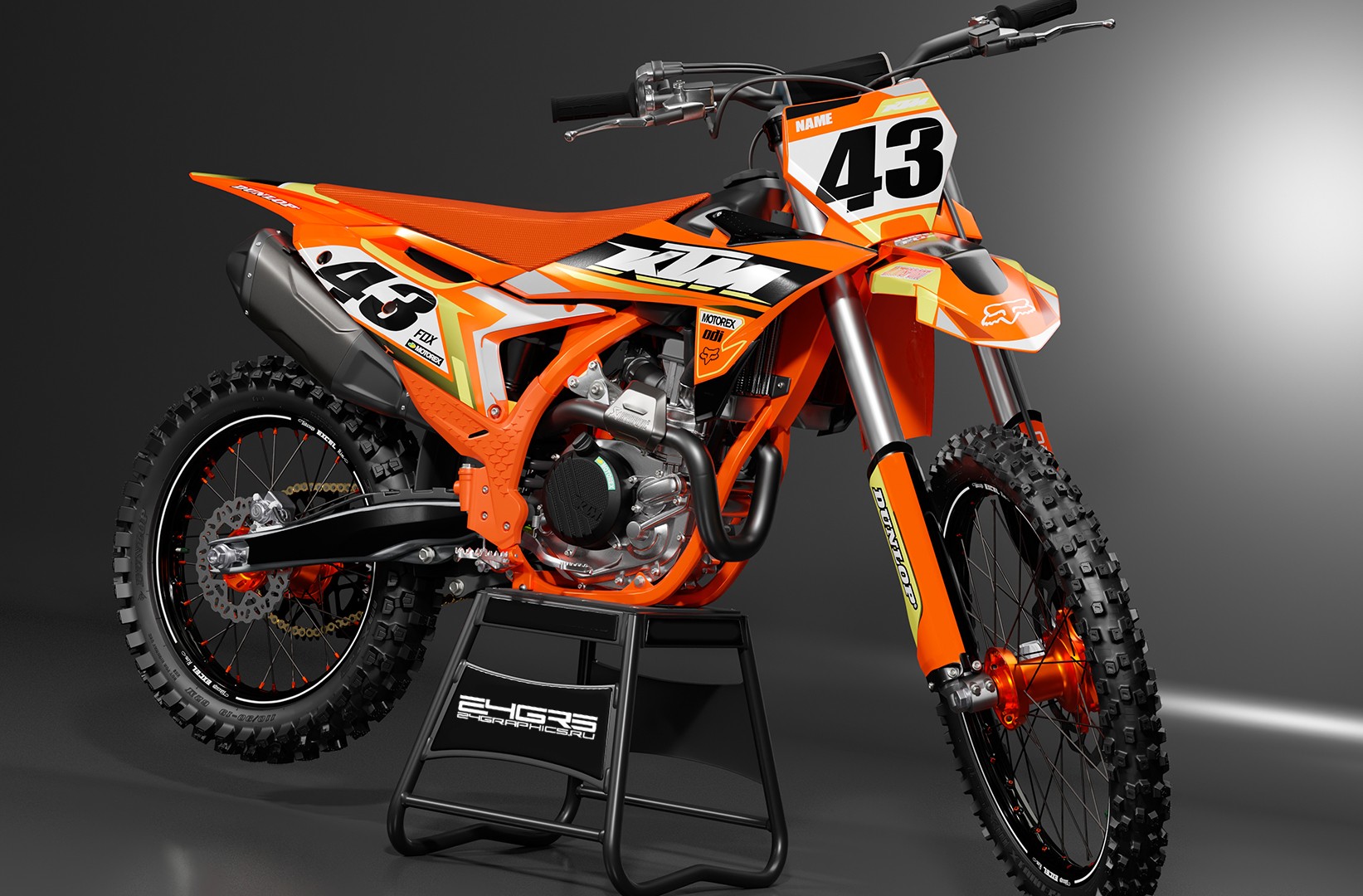 Наклейки на мотоцикл KTM 046