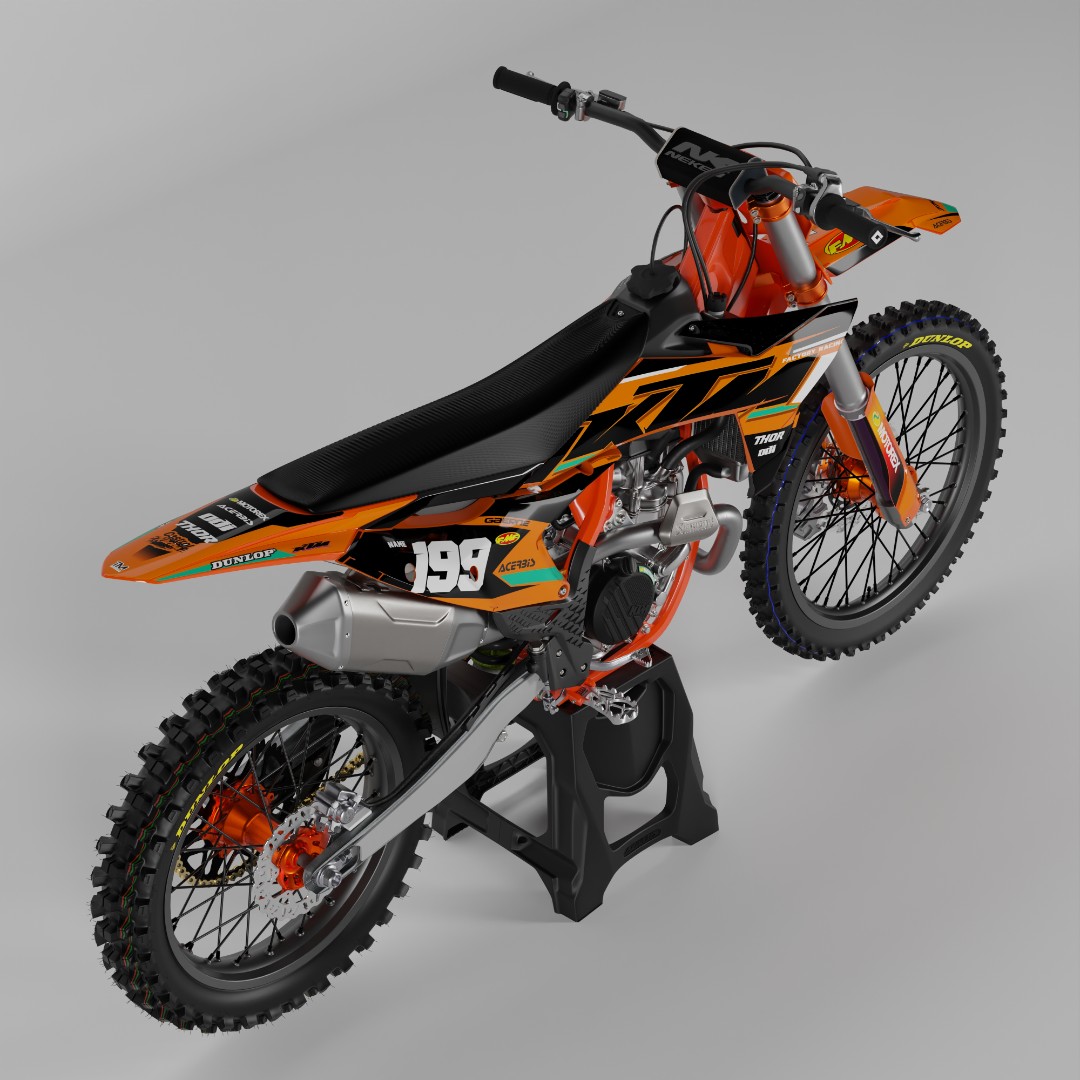 Наклейки на мотоцикл KTM 046_2