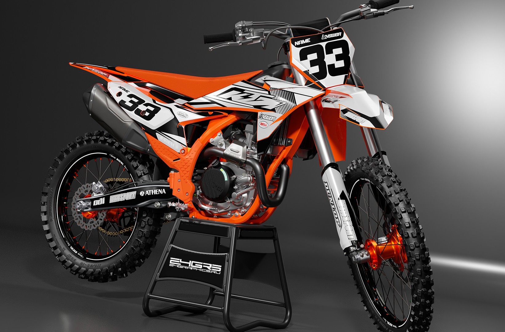 Наклейки на мотоцикл KTM 047