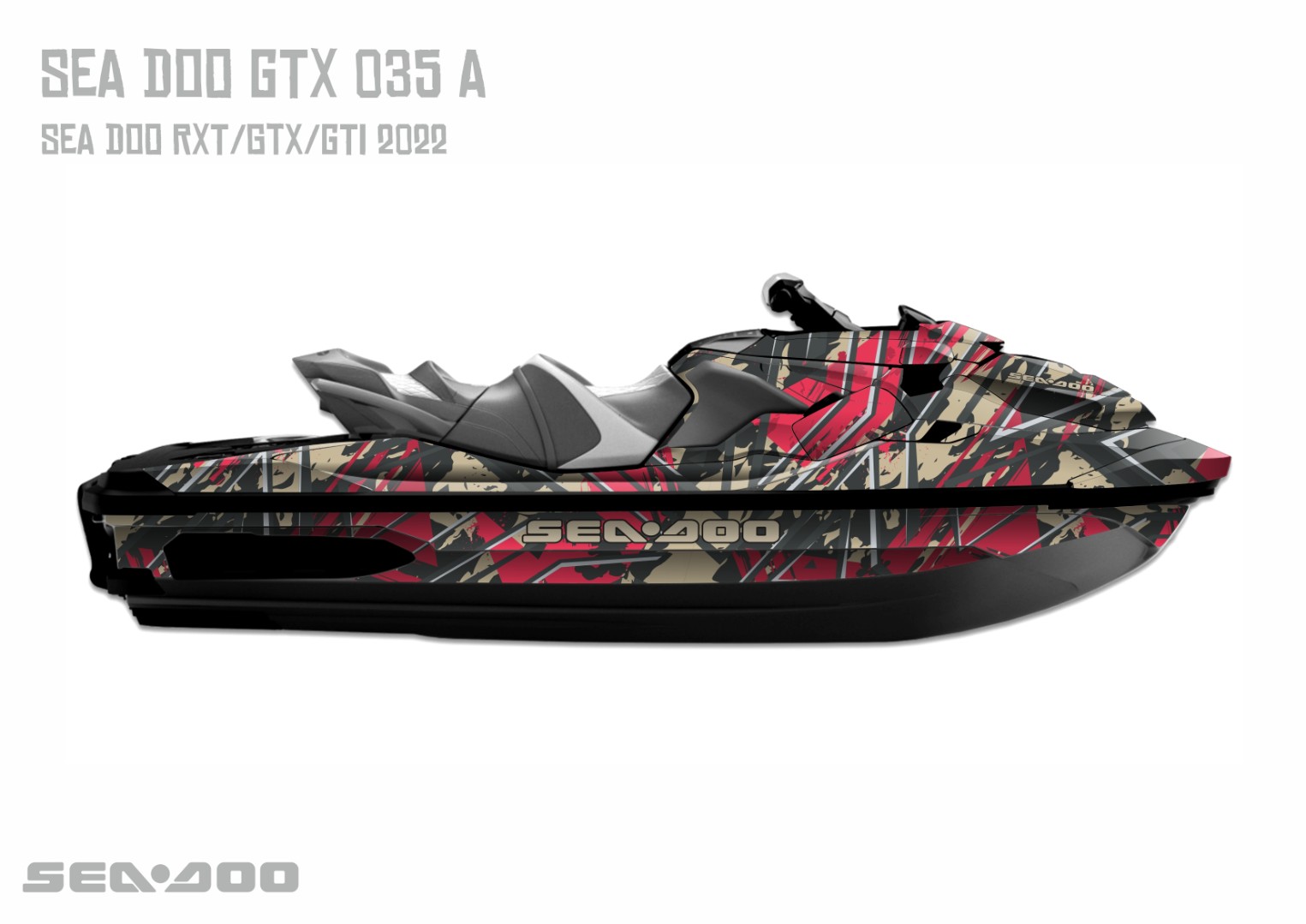 Наклейки на гидроцикл SEA-DOO RXP/GTX 035_0