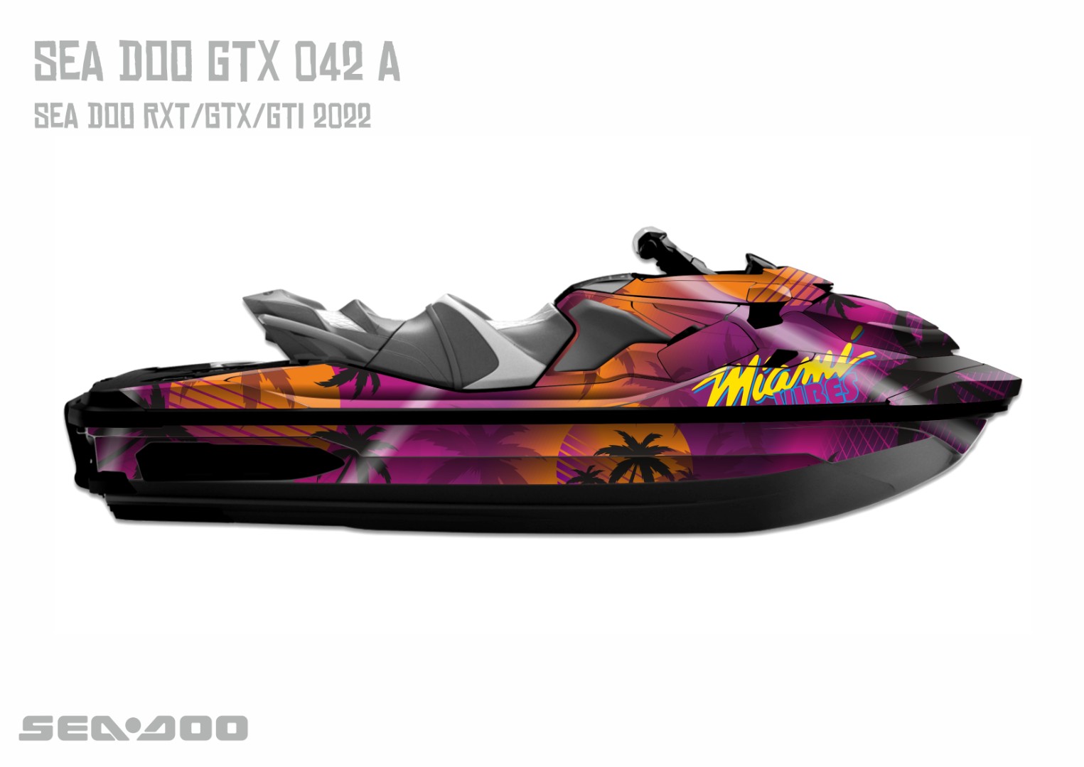 Наклейки на гидроцикл SEA-DOO RXP/GTX 042