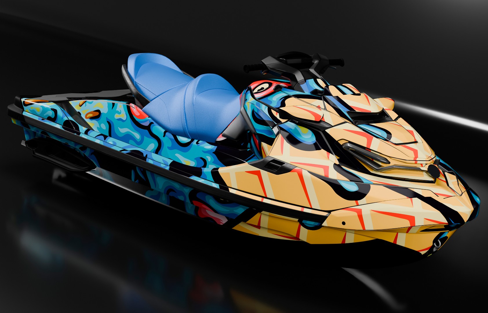 Наклейки на гидроцикл SEA-DOO RXP/GTX 049_0