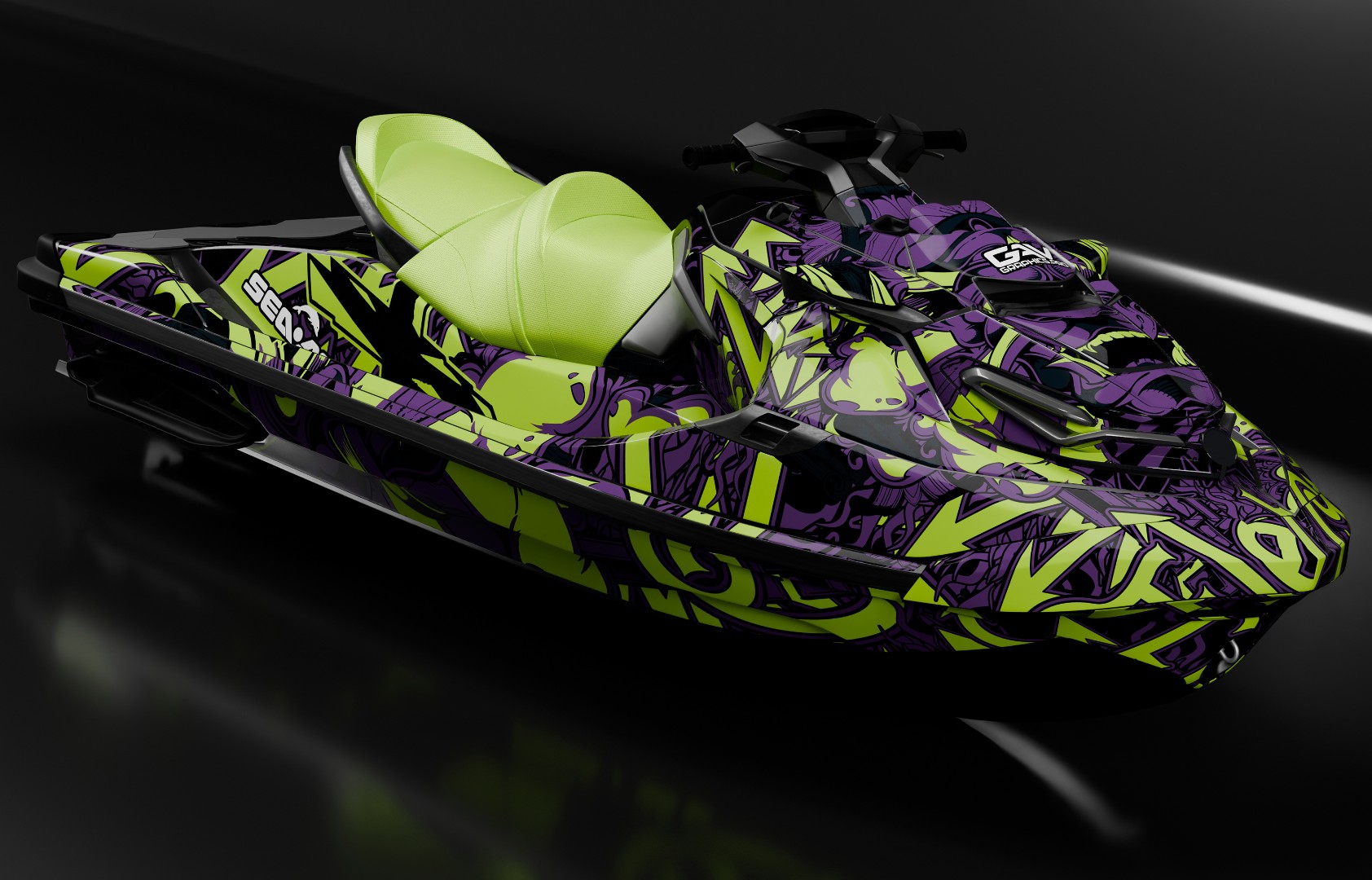 Наклейки на гидроцикл SEA-DOO RXP/GTX 051_0