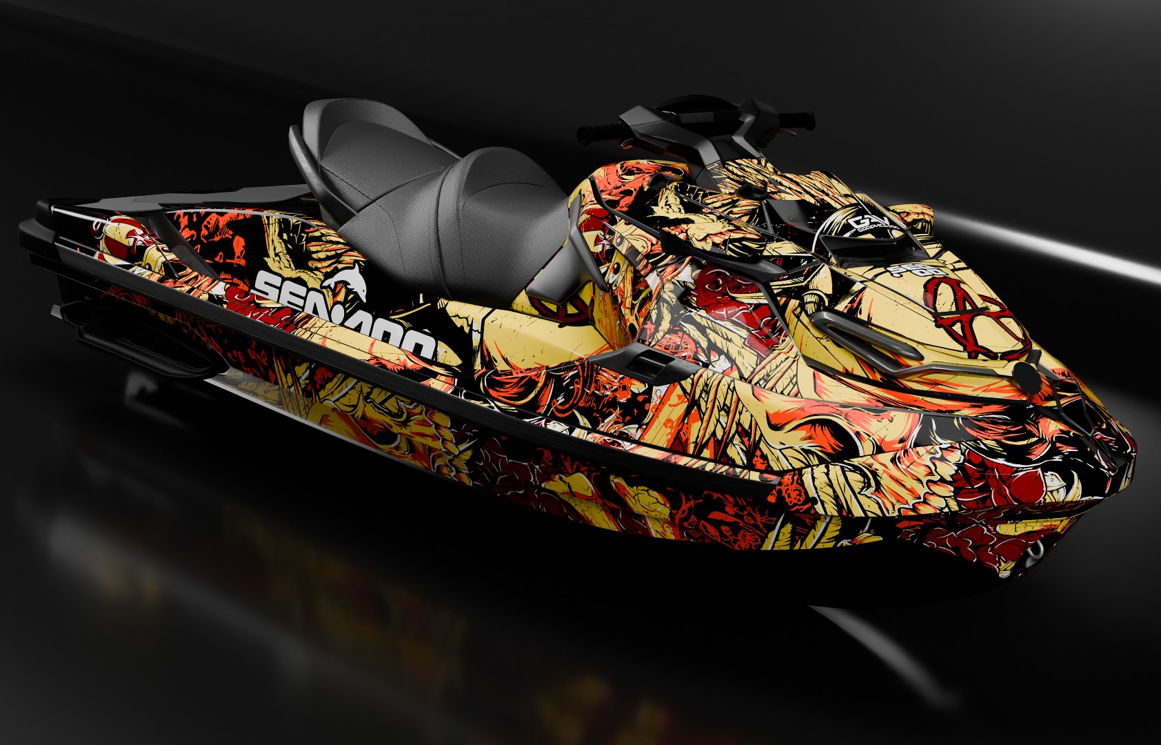 Наклейки на гидроцикл SEA-DOO RXP/GTX 054_0
