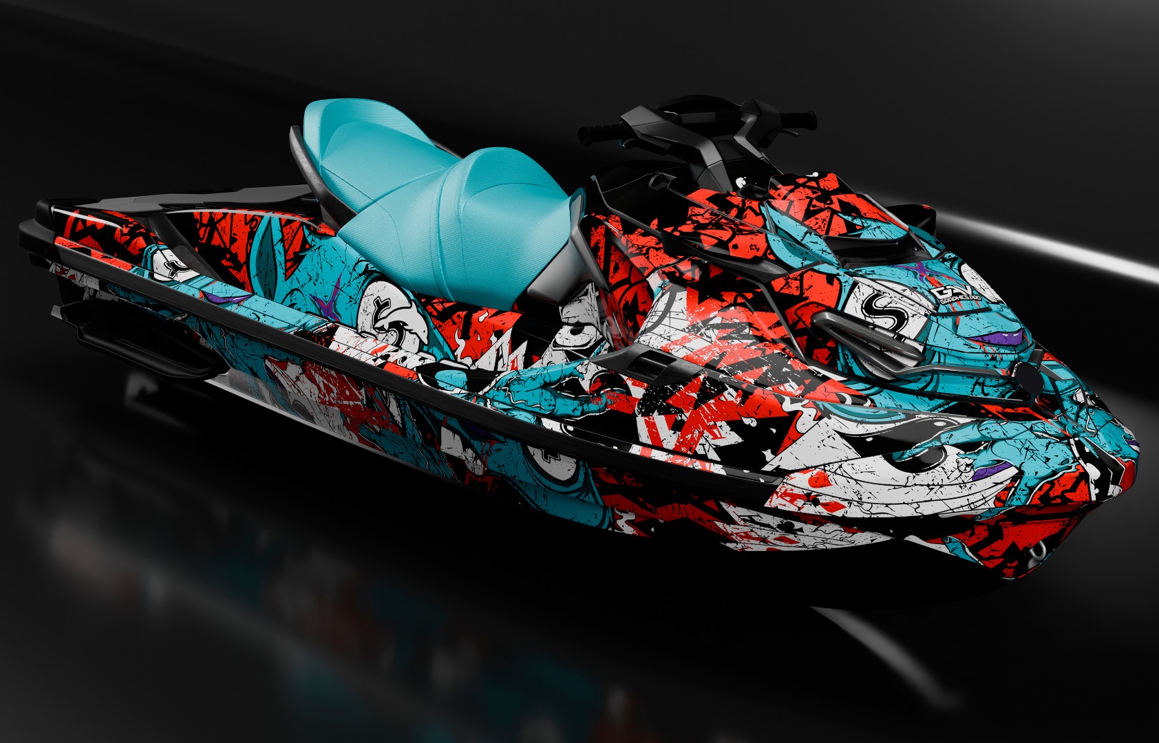 Наклейки на гидроцикл SEA-DOO RXP/GTX 056_0