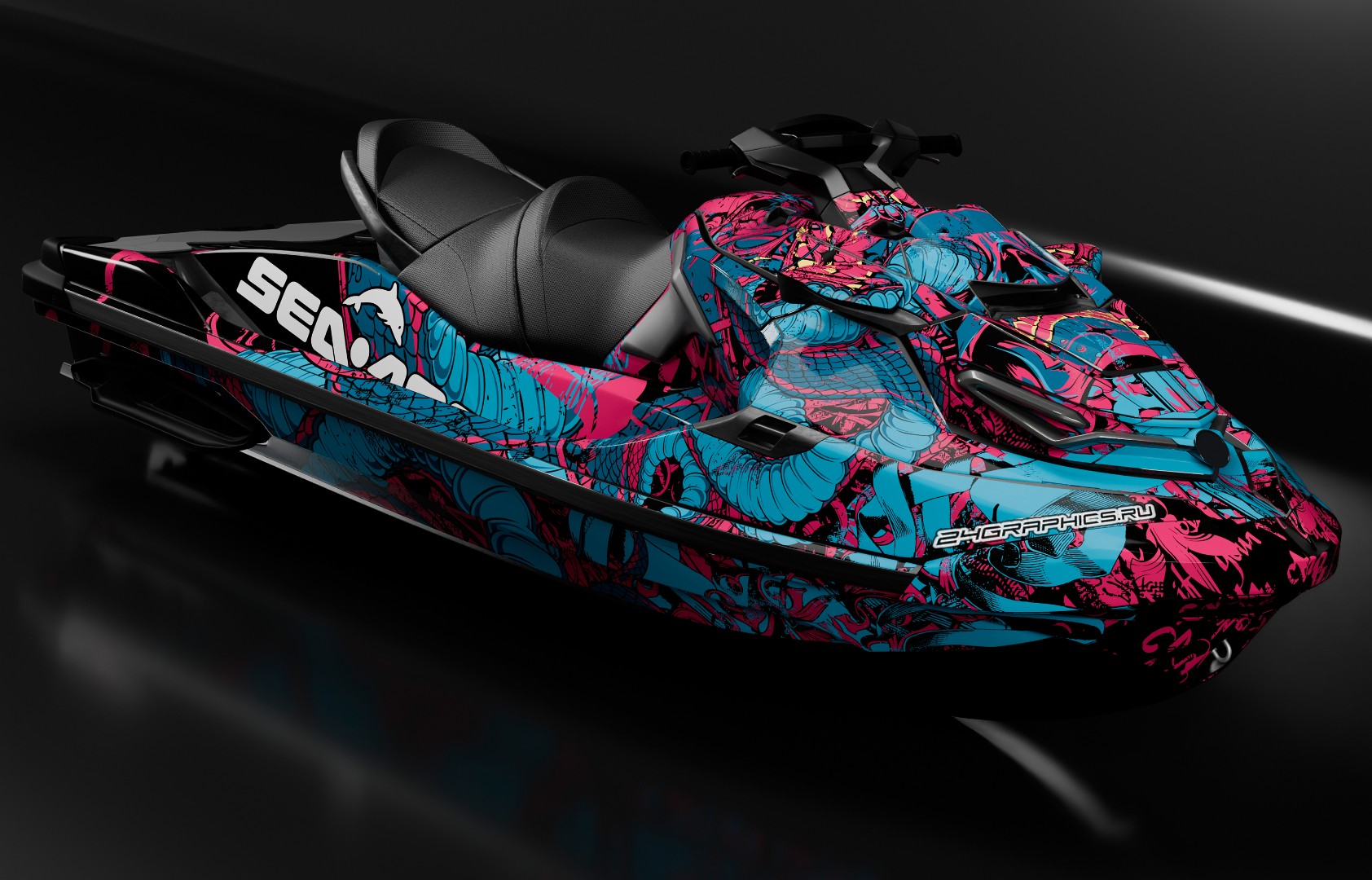 Наклейки на гидроцикл SEA-DOO RXP/GTX 057_0