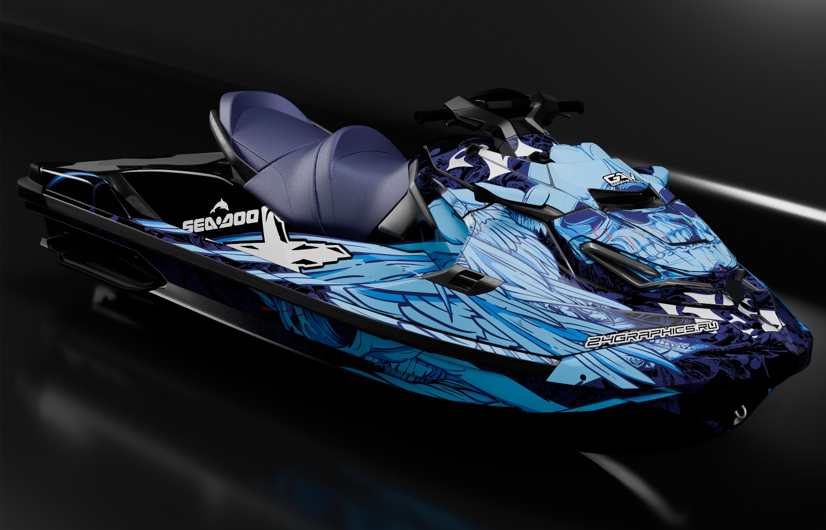Наклейки на гидроцикл SEA-DOO RXP/GTX 058_0