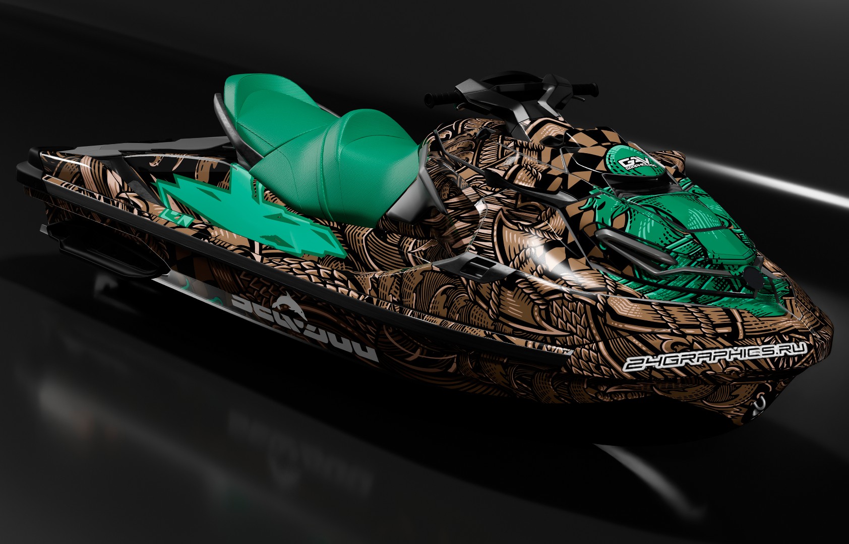 Наклейки на гидроцикл SEA-DOO RXP/GTX 060_0